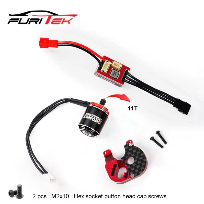 Furitek MicroModo 2025 Brushless Power System Combo for Axial SCX24