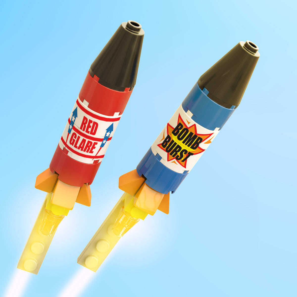 Fireworks / Rockets - Custom 4th of July Set made using LEGO parts ...