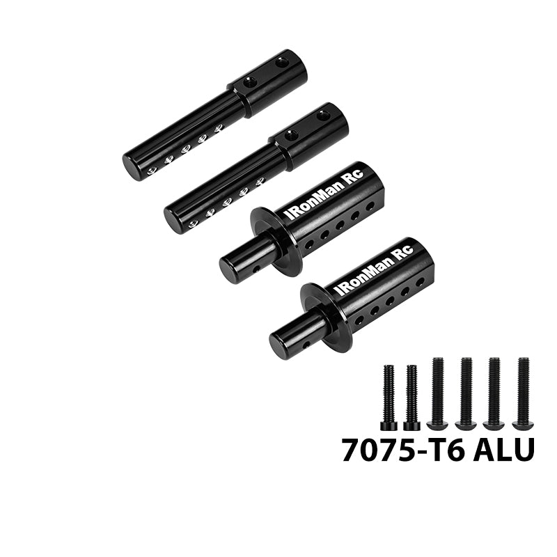 IRonManRc Hobao Vte2 Vt aluminum Front body posts set ( Silver ) HBVTE2201F