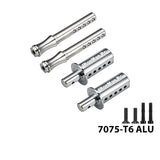 IRonManRc Hobao Vte2 Vt aluminum Rear body posts set ( Silver ) HBVTE2201R