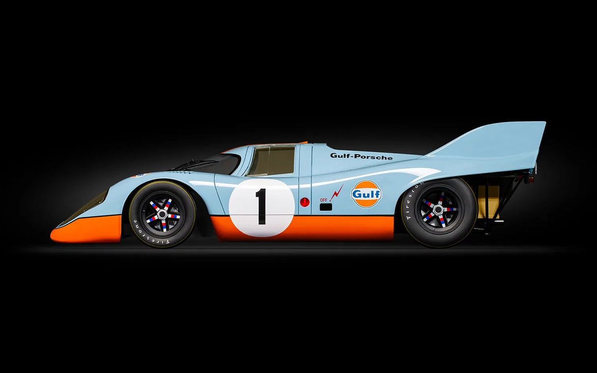 Pocher Porsche 917K Gulf Edition 1/8 Scale Die-Cast Model Car Kit HK118
