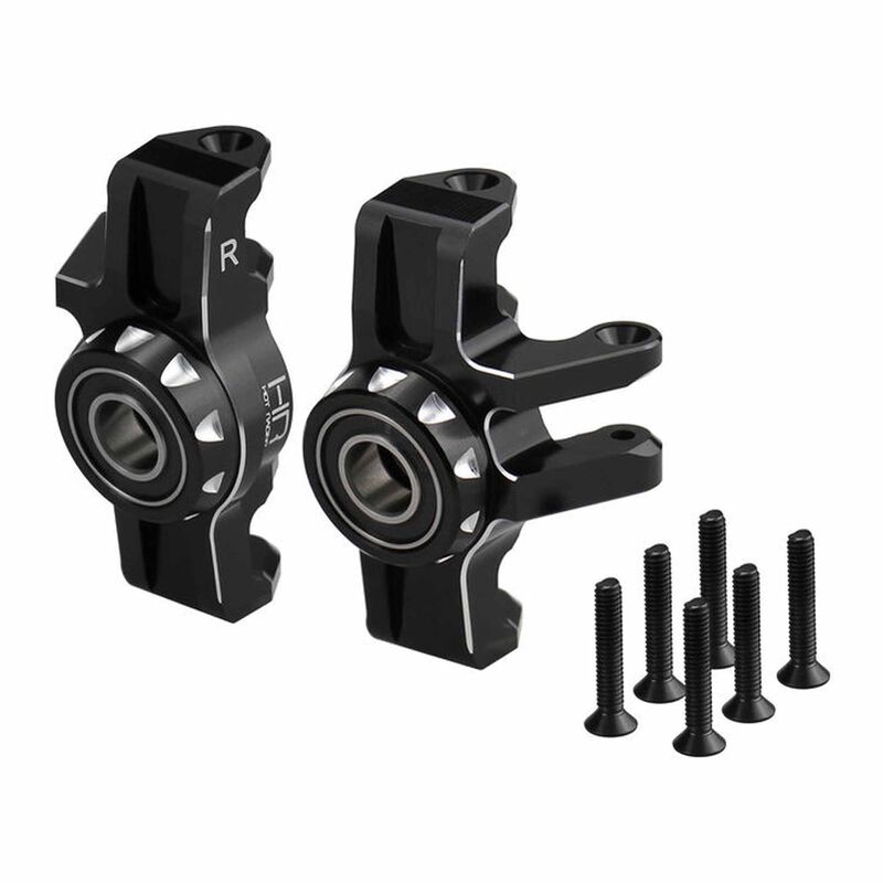 Hot Racing HRAAMN21M01 Aluminum Front Steering Knuckles, 1/16 ARRMA Mini Kraton