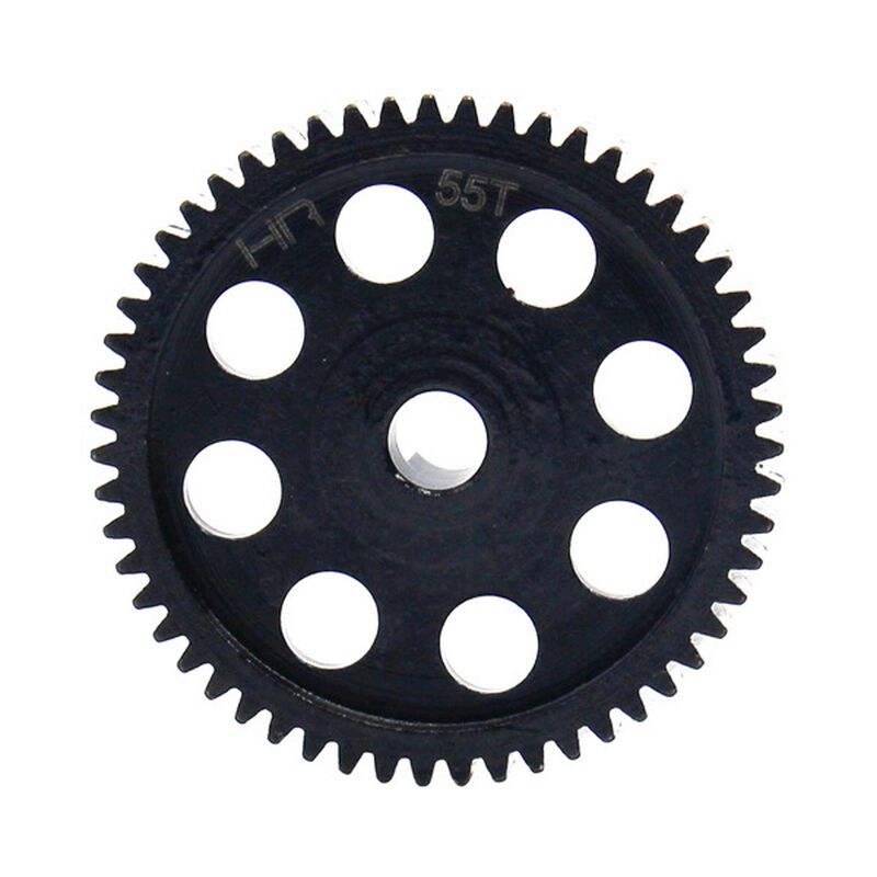 Hot Racing HRAMTT55M05 55T 0.5MOD Steel Spur Gear: Losi Mini No Prep