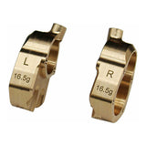Hot Racing HRARACM21H01 Heavy 16.5g Brass Steering Portal Drive Housing Ascent 18