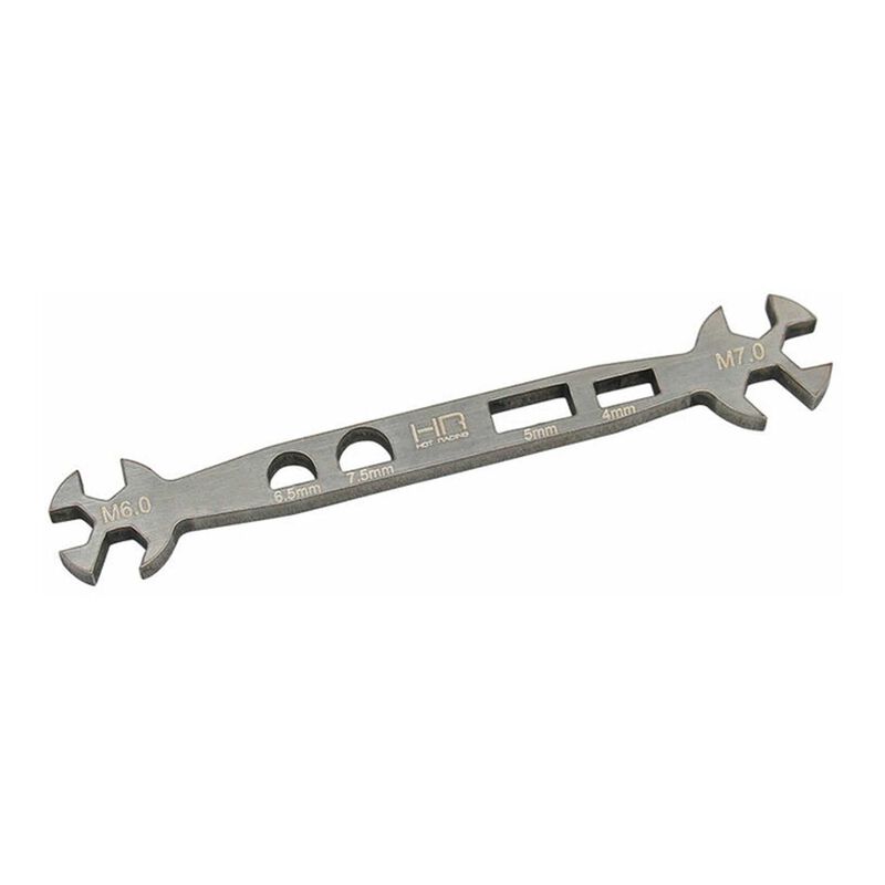 Hot Racing HRASDTW6070 Stainless Steel Turnbuckle Wrench 6 & 7mm