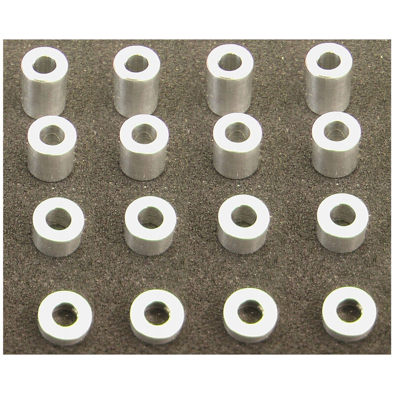 Hot Racing HRASPC3006 M3 Aluminum Standoff Spacer Set (4) 2-4-6-8mm