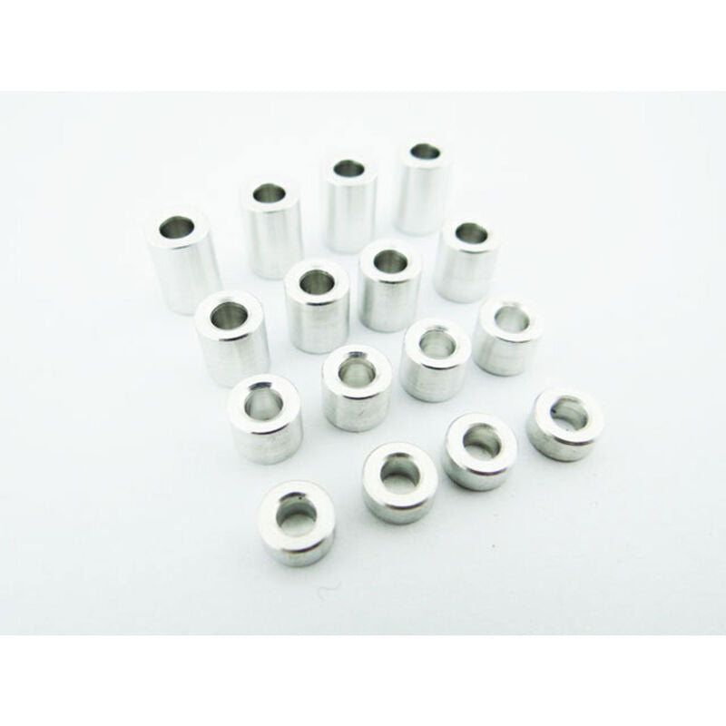Hot Racing HRASPC3007 M3 Aluminum Standoff Spacer Set (4) 3-5-7-9mm