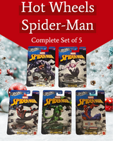 Hot Wheels - Silver Series - Spider-Man complete set of 5 (2026)
