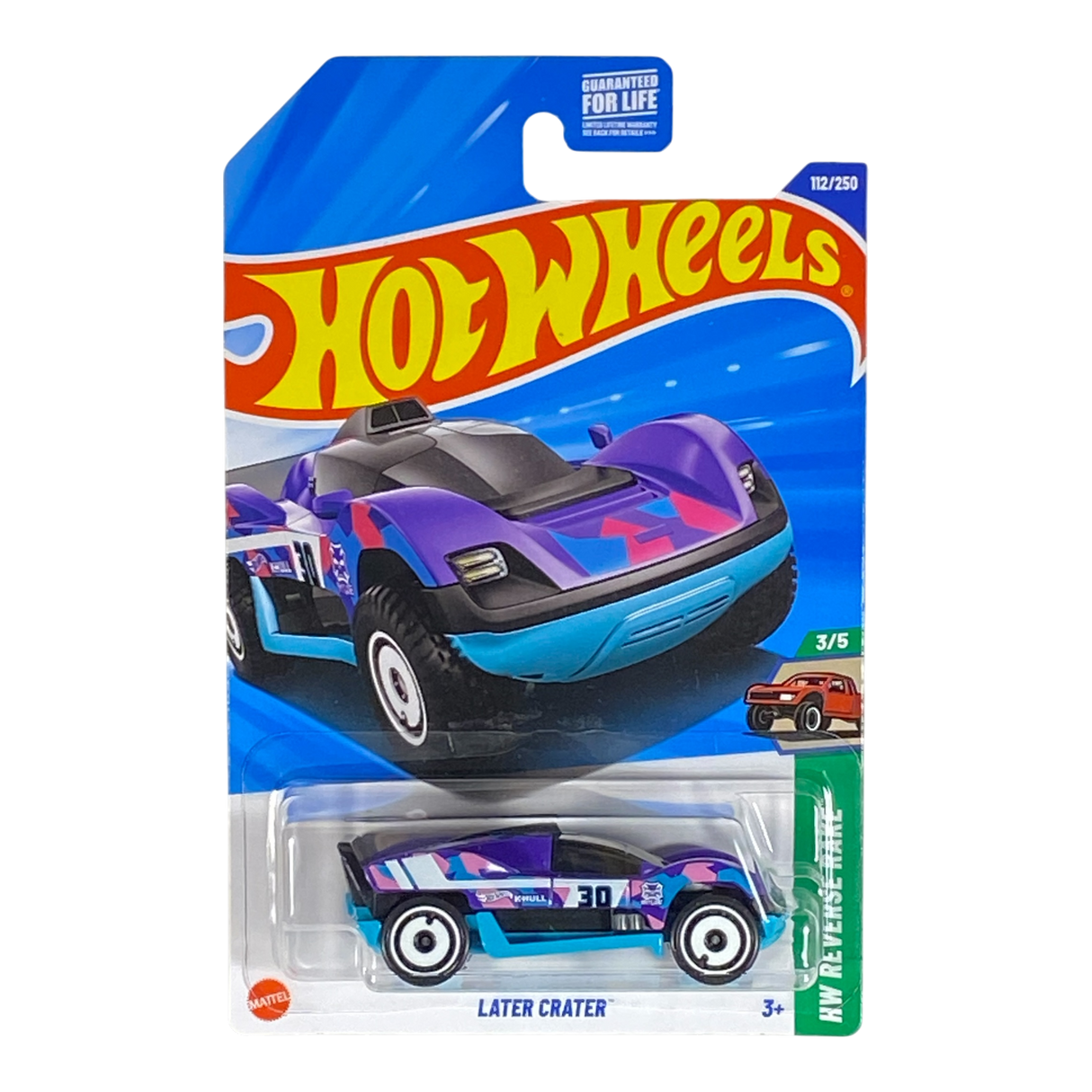 Hot Wheels Later Crater - Reverse Rake Series 3/5