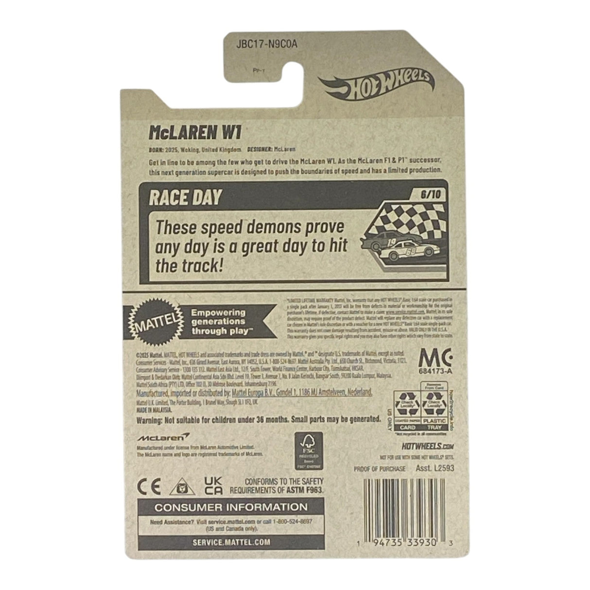 Hot Wheels McLaren W1 | Race Day Series 6/10