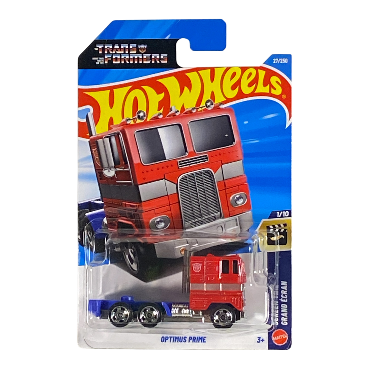 Hot Wheels Optimus Prime - Screen Time / Grand Ecran Series1/10