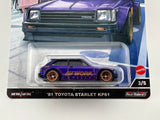 Hot Wheels '81 Toyota Starlet KP61 – Ronin Run (Car Culture Premium)
