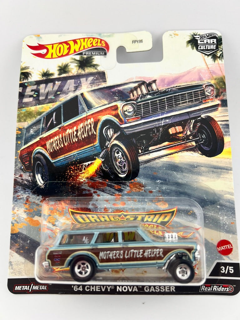 Hot Wheels Car Culture Dragstrip Demons 5-Car Set