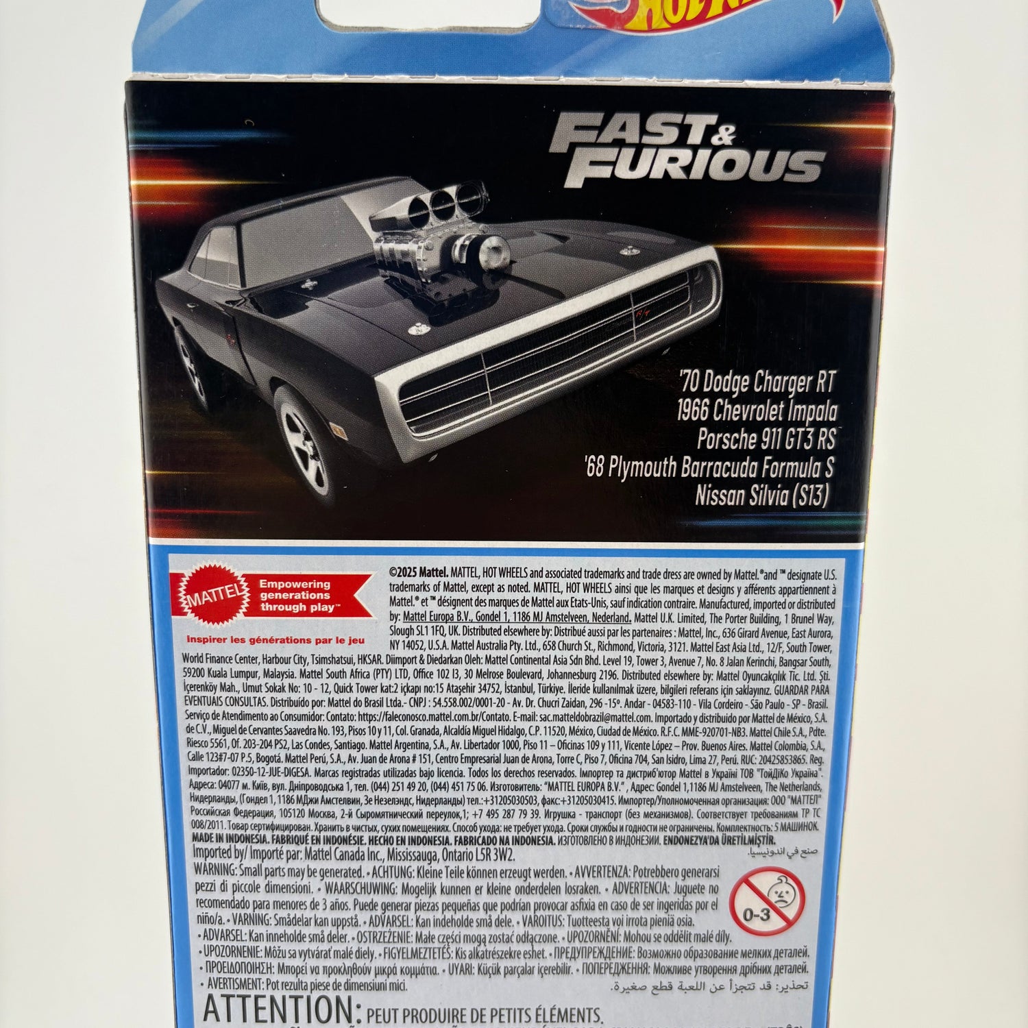 Hot Wheels Fast & Furious – 5-Car Set(2025 Release)
