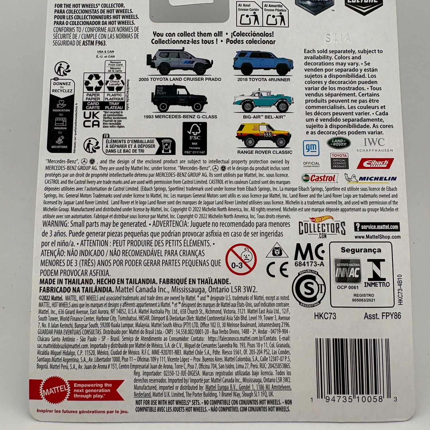 Hot Wheels Premium – 2018 Toyota 4Runner