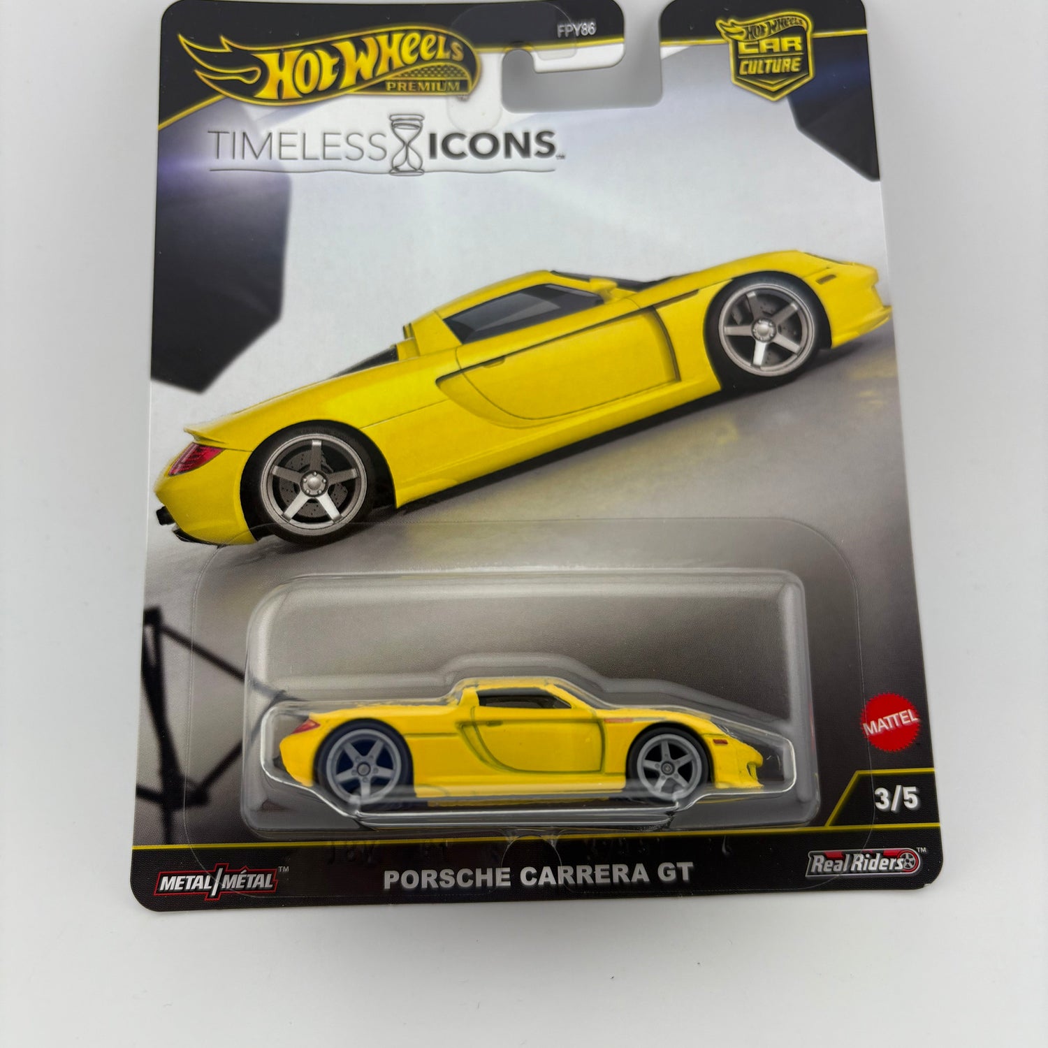 Hot Wheels Premium Timeless Icons – Porsche Carrera GT