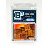 Dark Hardwood Tile Part Pack (20 Tiles) made with LEGO parts - B3 Customs