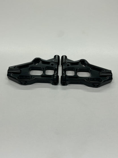 IRonManRc Hobao Vte2 Front Aluminum Lower A-Arms * CANDY BLACK *