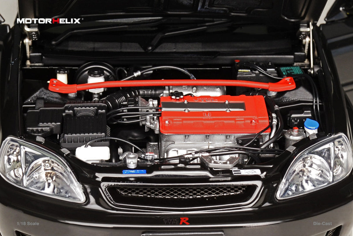 MOTORHELIX Honda Civic Type-R EK9 Silver 1:18