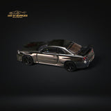 Street Weapon Skyline GT-R R34 V-SPEC-II Chrome 1:64
