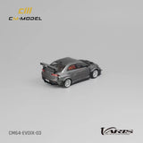 CM Model Mitsubishi Lancer Evolution X Varis Wide Body Gray 1:64