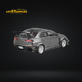 CM Model Mitsubishi Lancer Evolution X Varis Wide Body Gray 1:64