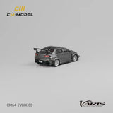 CM Model Mitsubishi Lancer Evolution X Varis Wide Body Gray 1:64