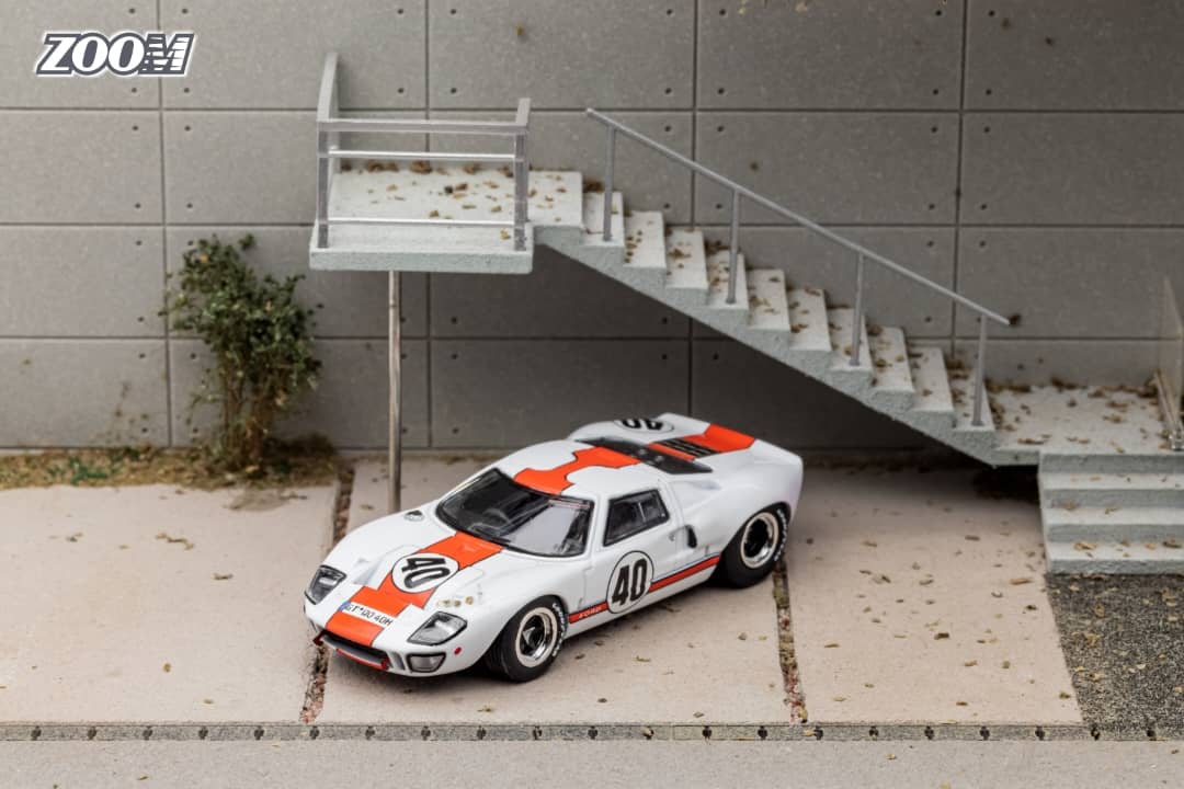 Zoom Ford GT40 MK1 Gulf Livery 1:64