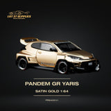 Pop Race Toyota Yaris GR Satin Gold 1:64