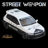 Street Weapon Honda Civic EG6 Police Livery 1:64