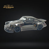 MC Porsche RWB 930 Chrome Gunmetal Gray 1:64