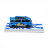 Flame VW Volkswagen T1 Astro Boy Blue 1:64