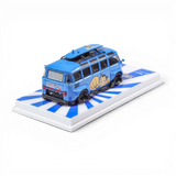Flame VW Volkswagen T1 Astro Boy Blue 1:64