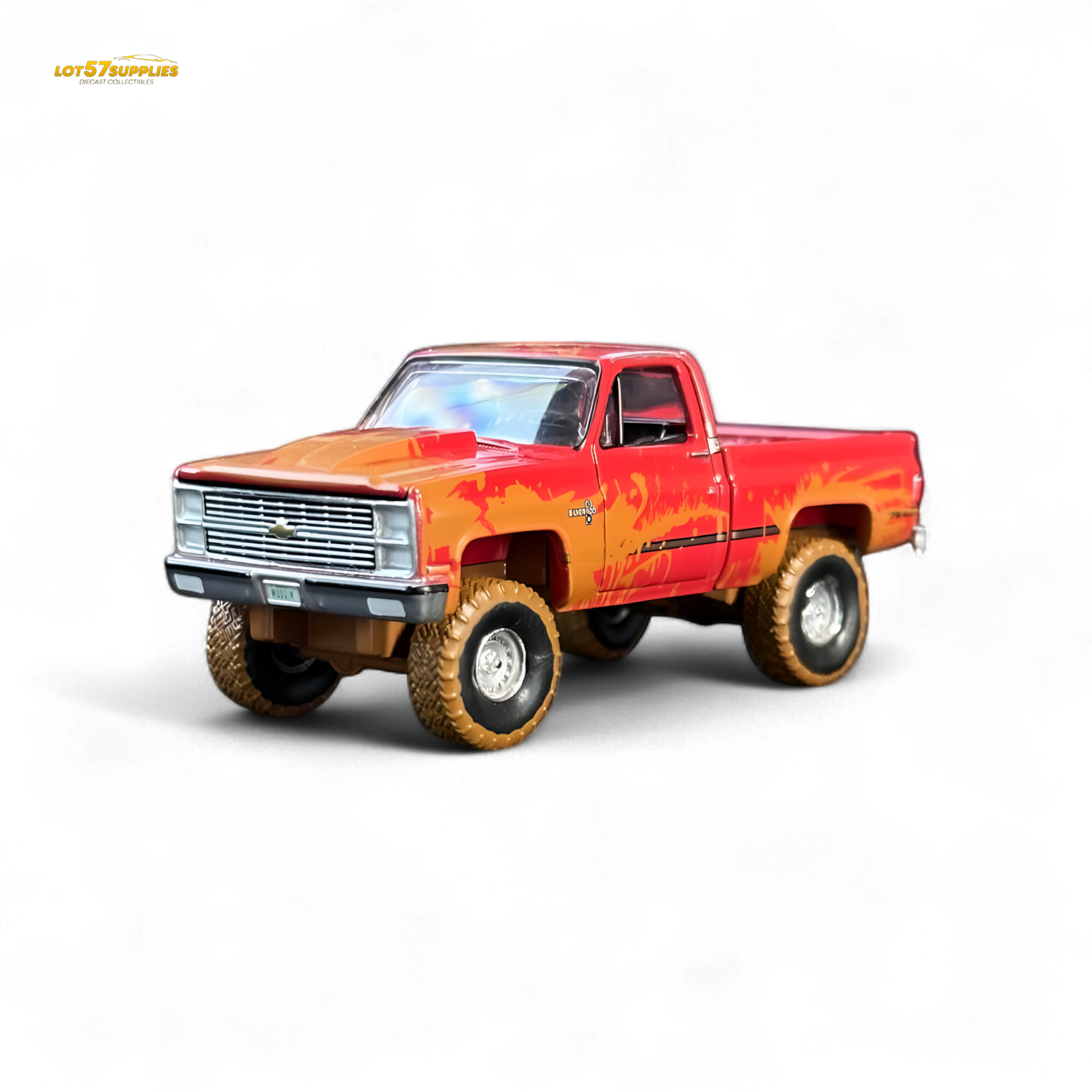 Auto World 1983 Chevrolet Silverado K10 Lifted 1:64