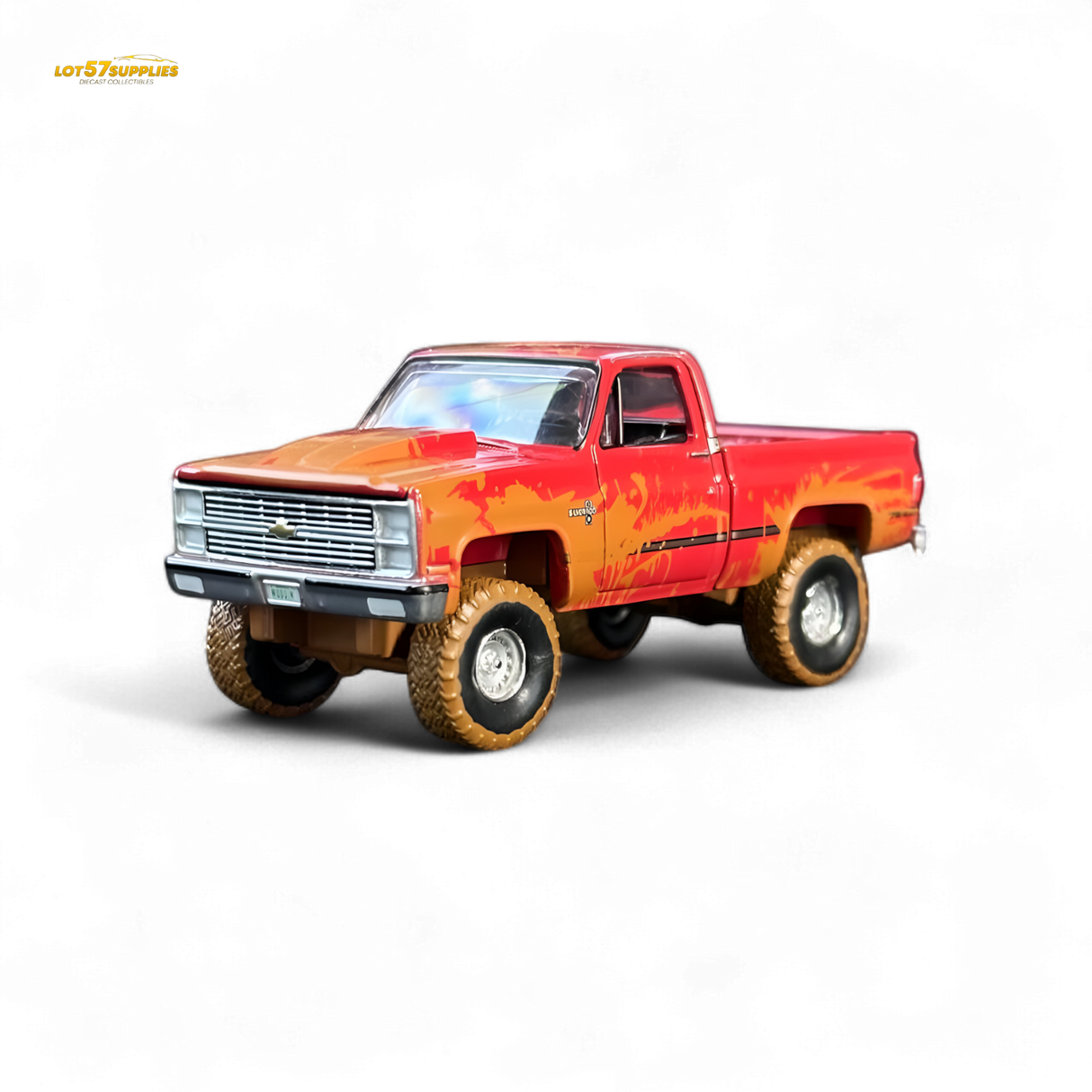 Auto World 1983 Chevrolet Silverado K10 Lifted 1:64