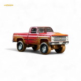 Auto World 1983 Chevrolet Silverado K10 Lifted 1:64
