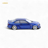 FLAME BMW M3 E46 Widebody Pandem Metallic Blue 1:64