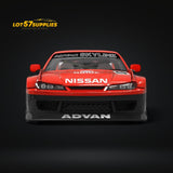 (Pre-Order) SUPCAR Silvia S15 Advan LBWK Livery w/ Container 1:64