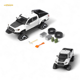 GCD Toyota TACOMA SNOW VERSION in White & 3PMSF Tires 1:64