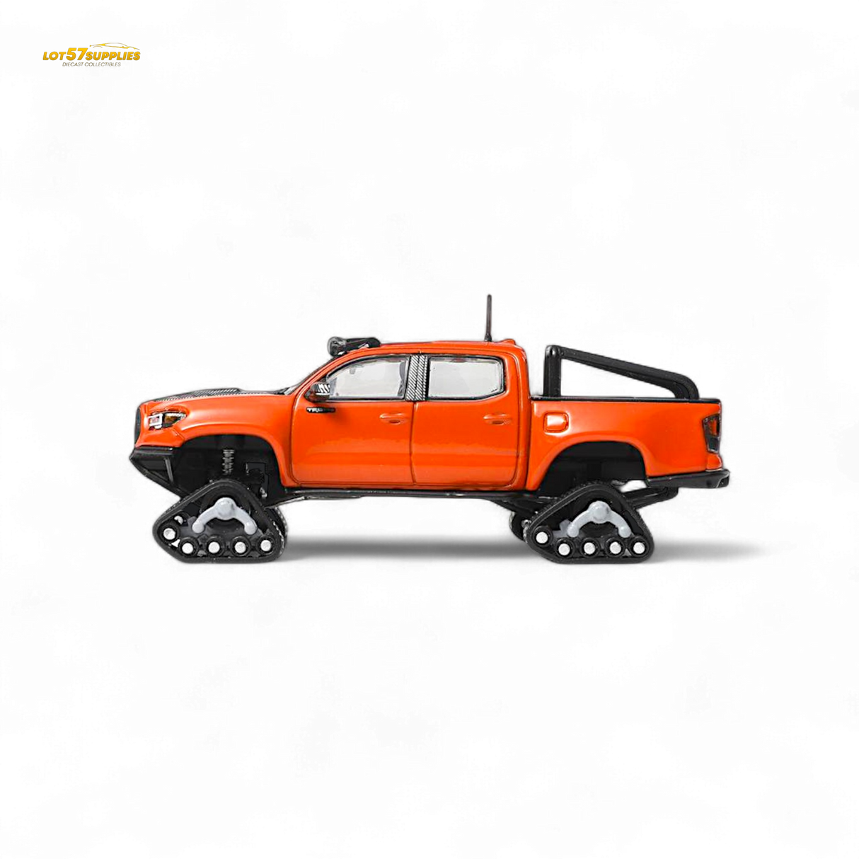 GCD Toyota TACOMA in Orange Red & 3PMSF Tires 1:64
