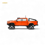 GCD Toyota TACOMA in Orange Red & 3PMSF Tires 1:64