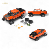 GCD Toyota TACOMA in Orange Red & 3PMSF Tires 1:64