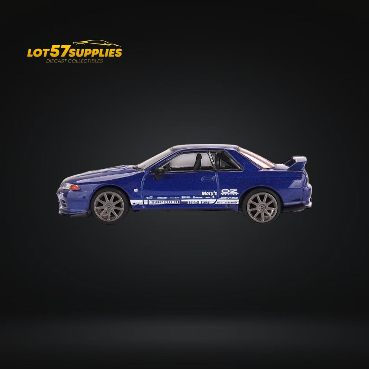 Mini-GT Nissan Skyline GT-R R32 Metallic Blue 1:64