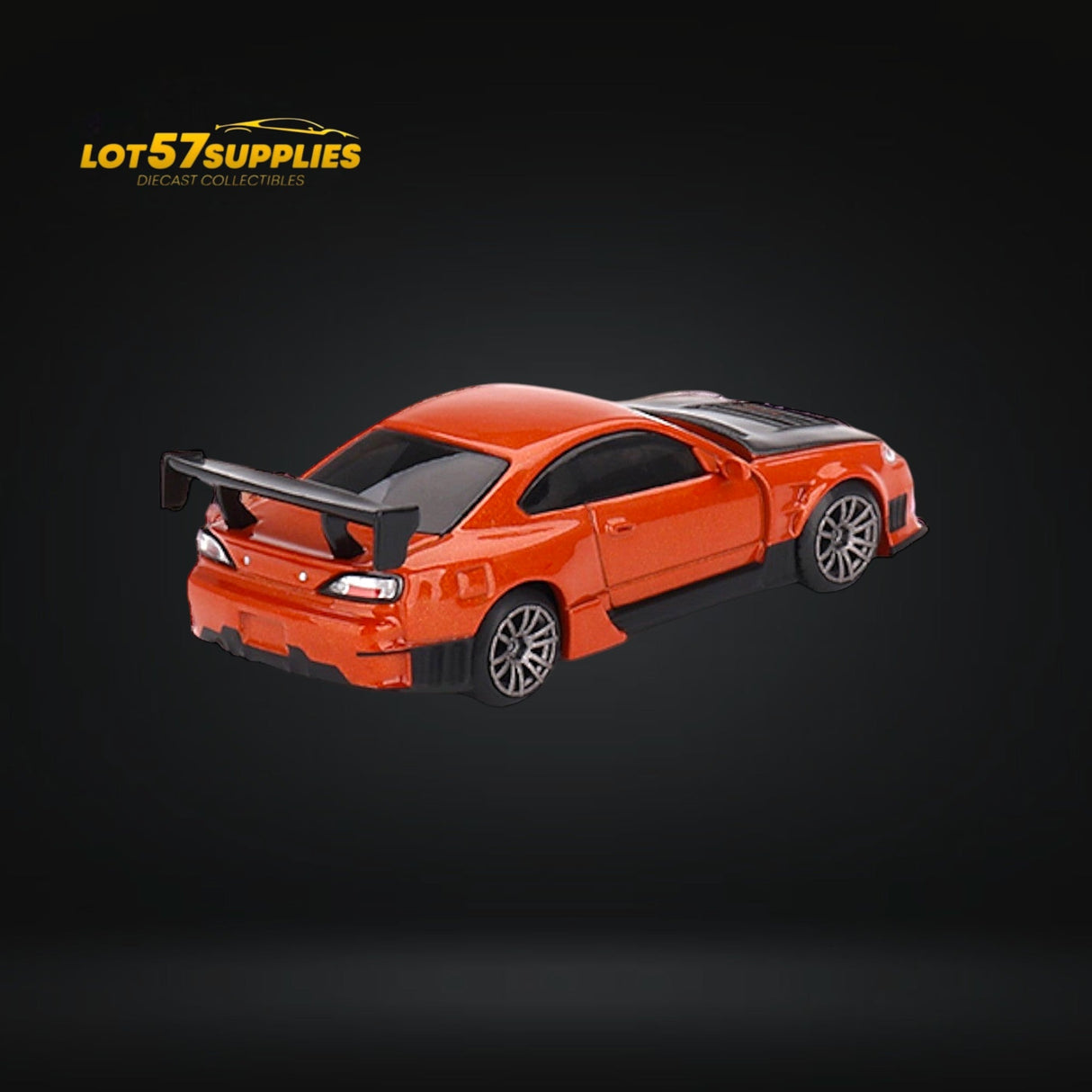 Mini-GT Nissan Silvia S15 D-MAX Metallic Orange 1:64
