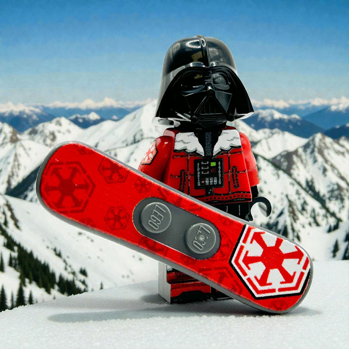 Snowboarding Vader Minifig