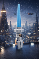 Blue Blade Minifig Costume [3D Printed]
