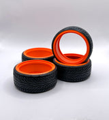 Ironman 1/10 Drift Tires Jay Street Orange 4 Pack