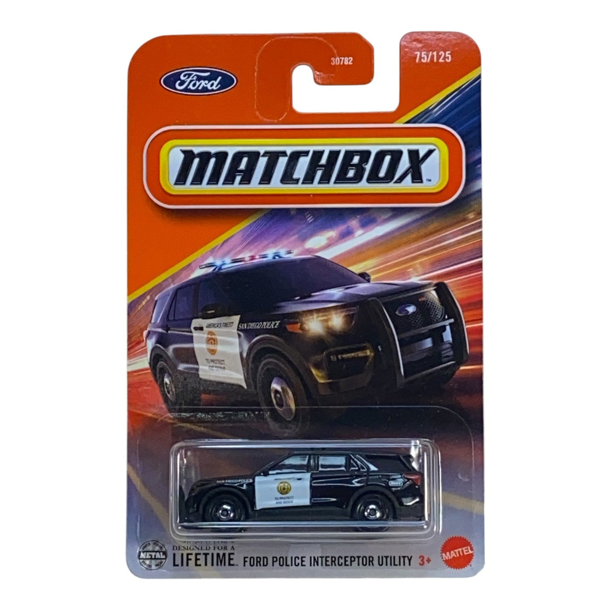 Matchbox Ford Police Interceptor Utility | 2025 Matchbox Series 75/125