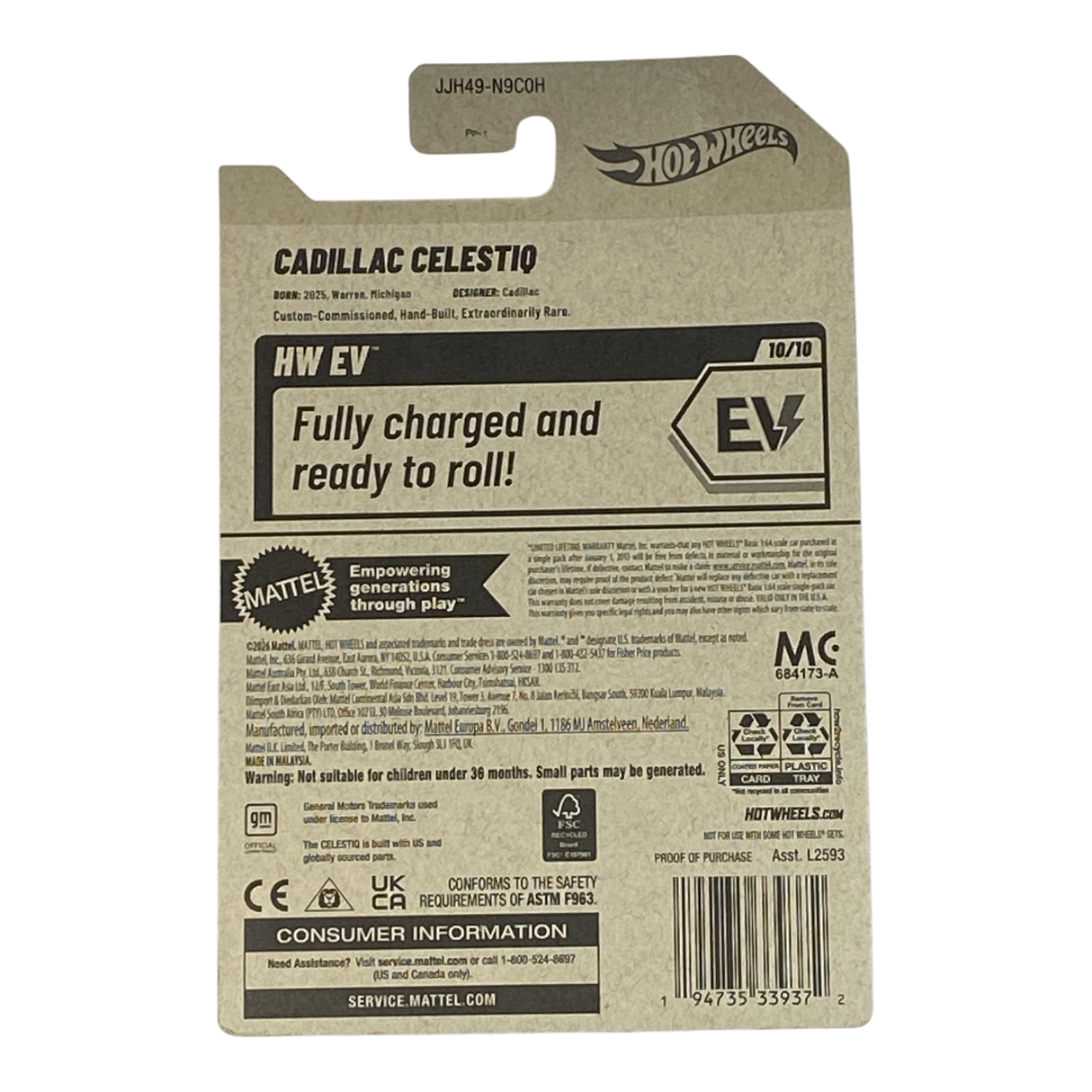 Hot Wheels Cadilliac Celestiq | EV Series 10/10