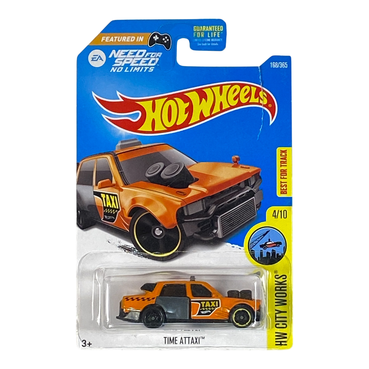 Hot Wheels Time Attaxi | City Works Series 4/10 (Damaged Packaging)